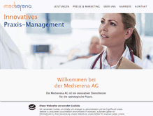 Tablet Screenshot of medserena.com